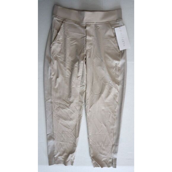Athleta 198671-18-2 Women's Sz 0 Beige Brooklyn Mid-Rise Ankle Pants - Picture 1 of 14